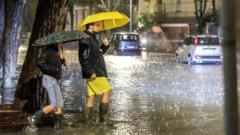 Storm Boris: Italians evacuate as flooding hits Emilia-Romagna