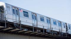 NY teens accused of joyriding and  crashing subway train