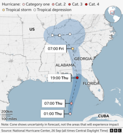 Florida braces for Hurricane Helene to bring 20-foot storm surge