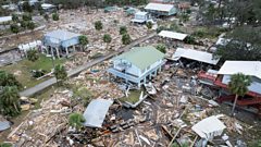 BBC – Drone video shows Hurricane Helene’s path of destruction