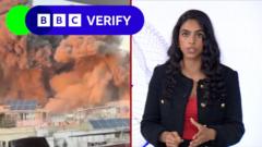 Watch: BBC Verify analyses footage of Israeli strikes on Beirut