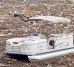 Watch: Hurricane Helene leaves lake filled with debris