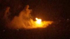 Explosions on lsrael-Lebanon border as IDF ground operation begins