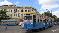 Kolkata trams: Iconic Indian city landmark faces extinction