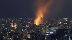 Lebanon says 22 killed in Israeli strike on central Beirut