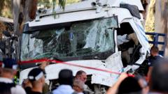 One dead, dozens injured after truck hits Israel bus stop