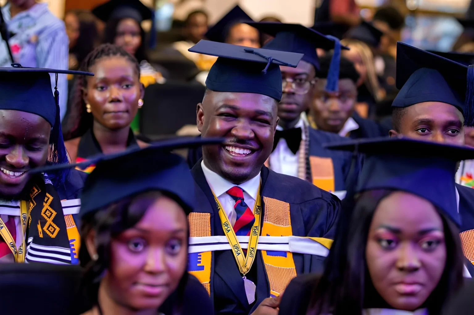 OB Nartey eyes MPhil after graduating with a BA in Public Relations at UPSA