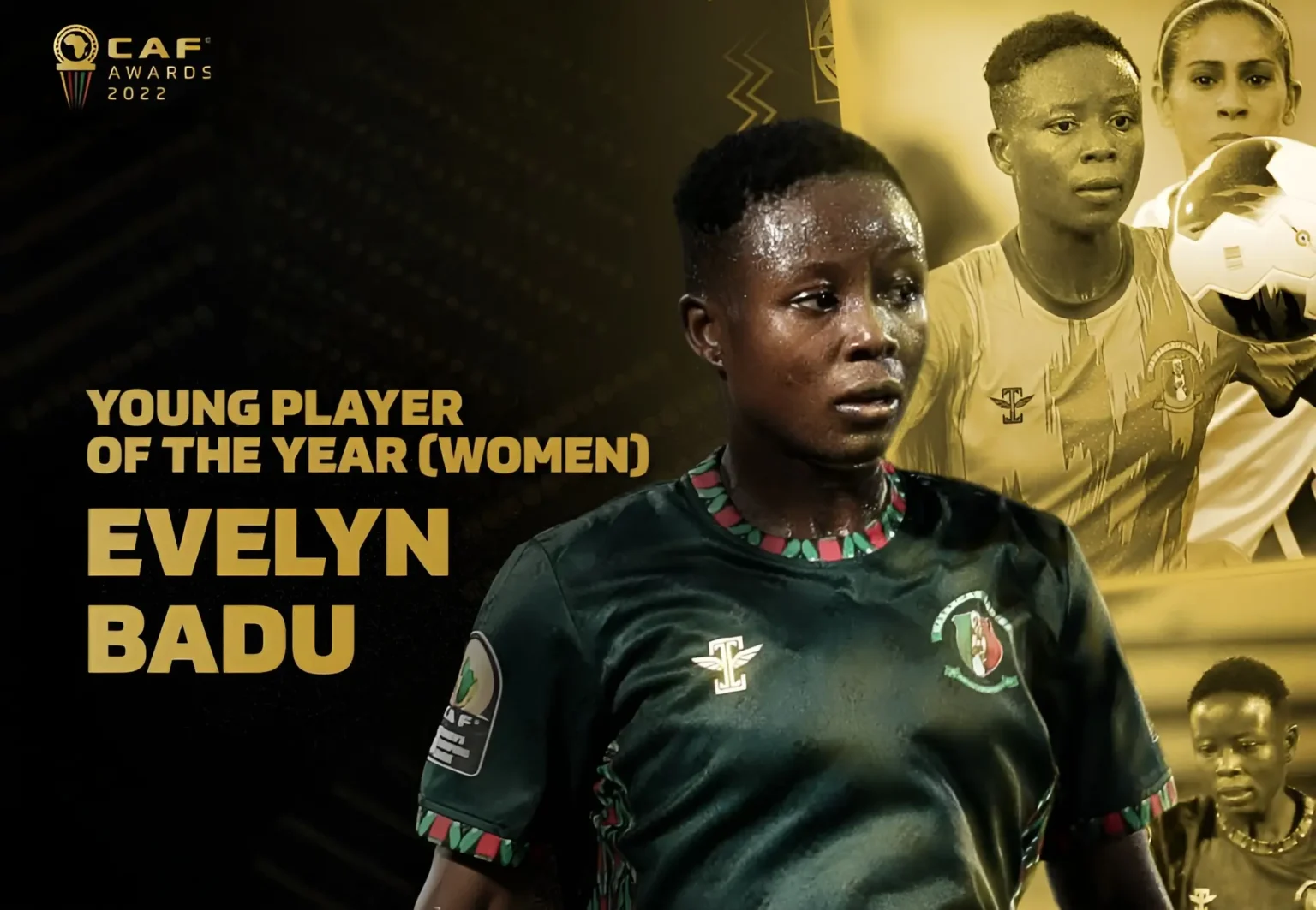 2023 CAF Awards: Evelyn Badu nominated in Women Player of The Year category