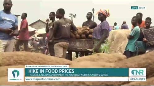 Kokomba Market: Traders lament sharp increase in yam prices