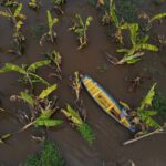 Aftermath of flooding in Brazil’s Amazonas state