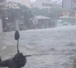 Watch: People rescued as Typhoon floods shops and streets