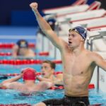 Longtime Phelps coach Bob Bowman was in tears watching new star pupil Leon Marchand win gold