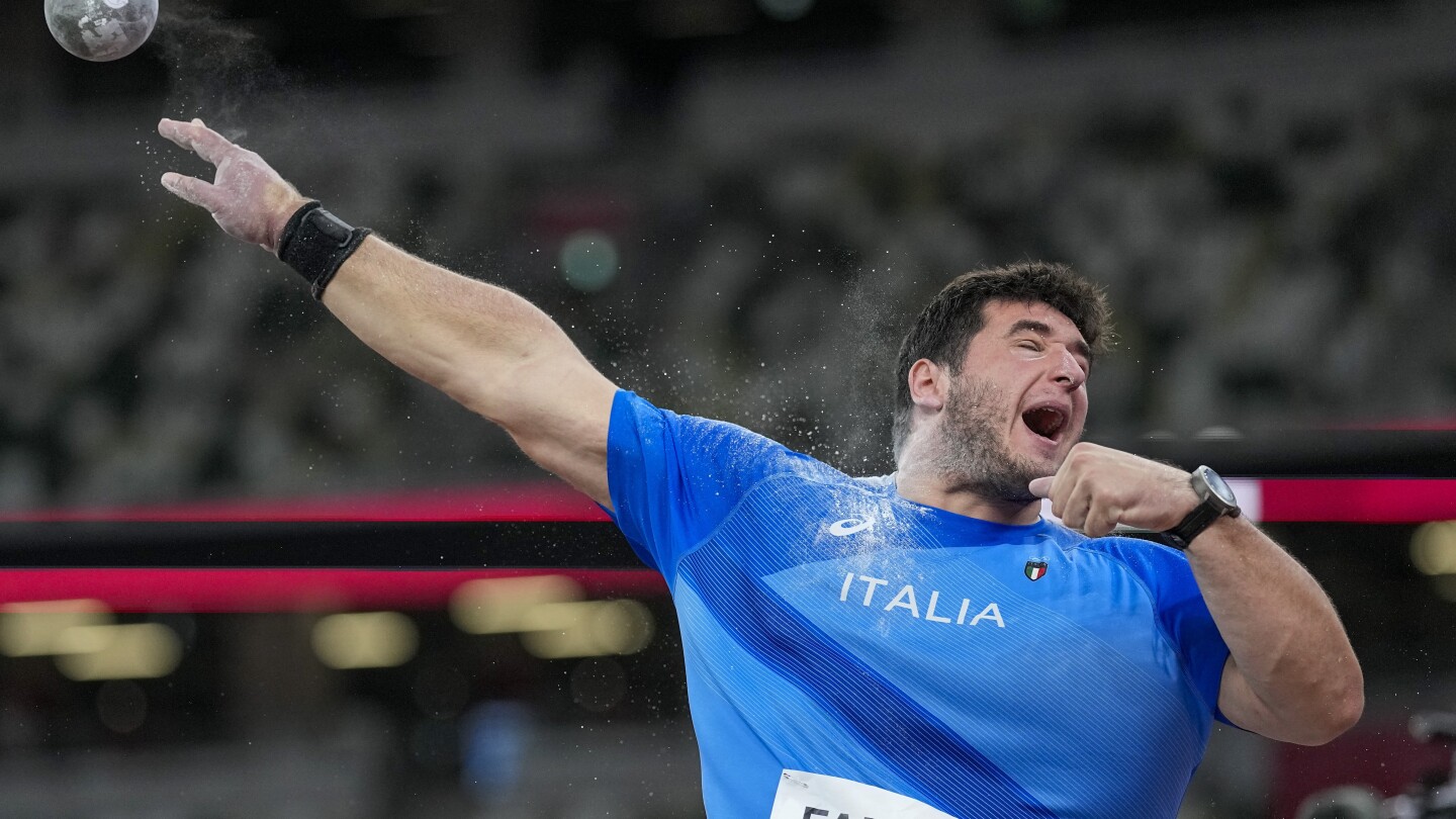 No pizza and not much pasta. Italian shot putter Leonardo Fabbri’s recipe for Olympic success