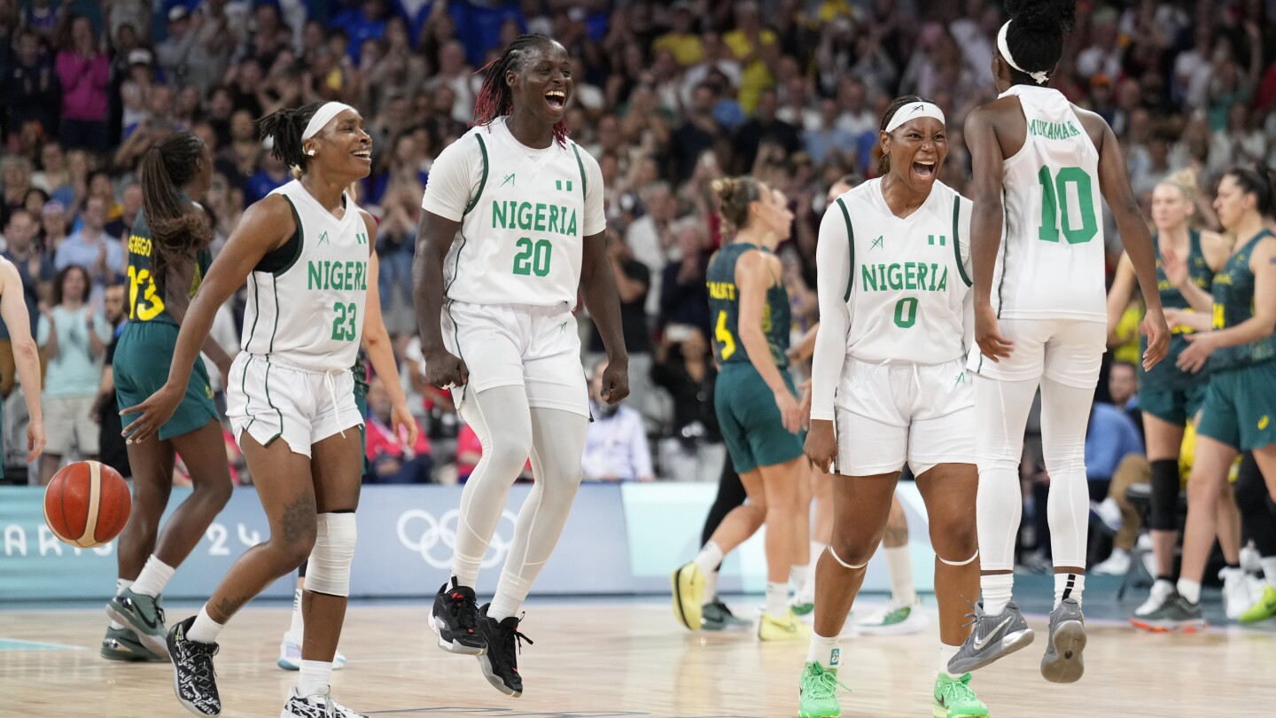 Nigeria surprises Aussies in Olympic women’s basketball with 1st win since 2004