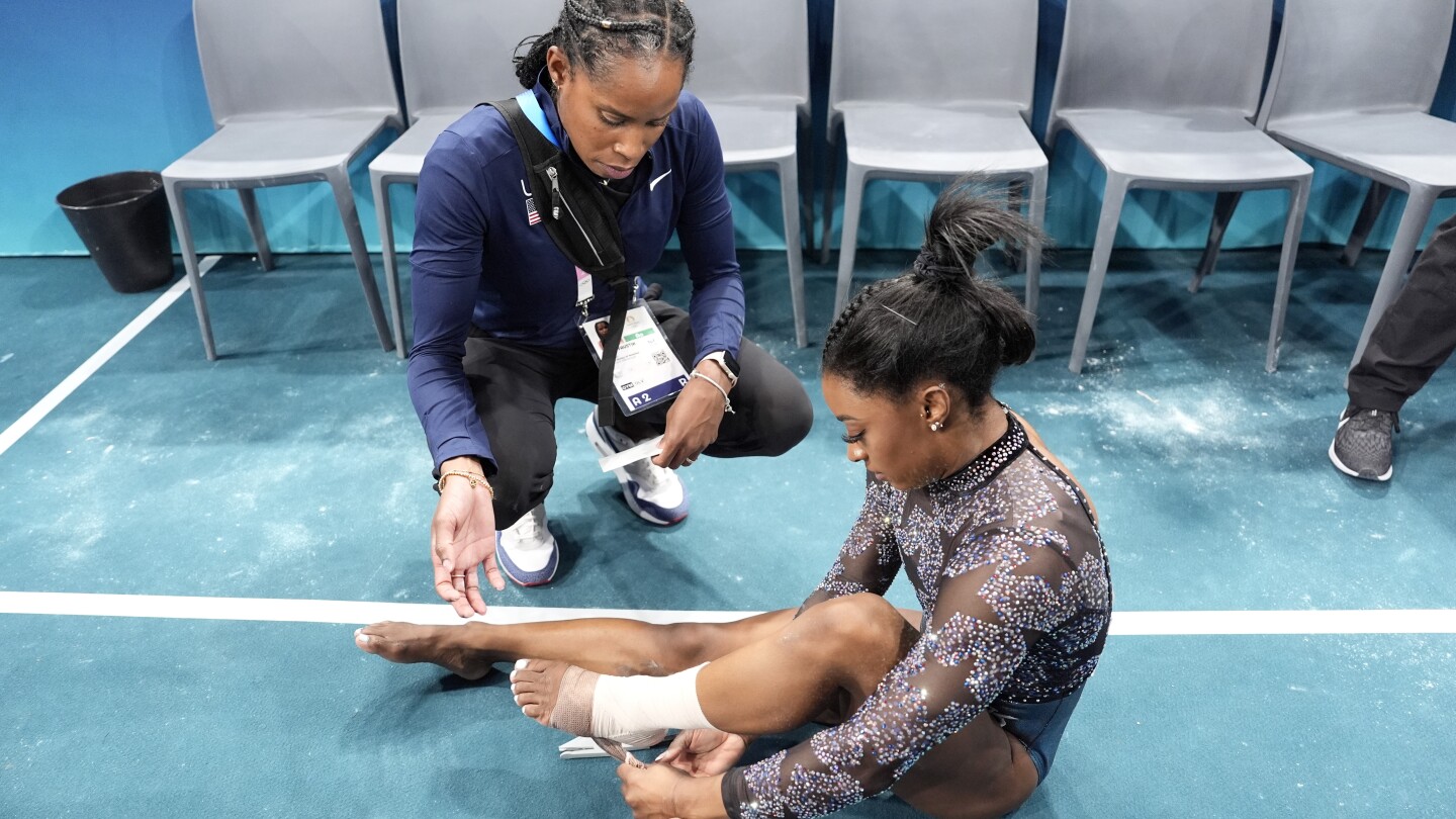 Olympic qualifying wasn’t the first time Simone Biles tweaked an injury. That’s simply gymnastics