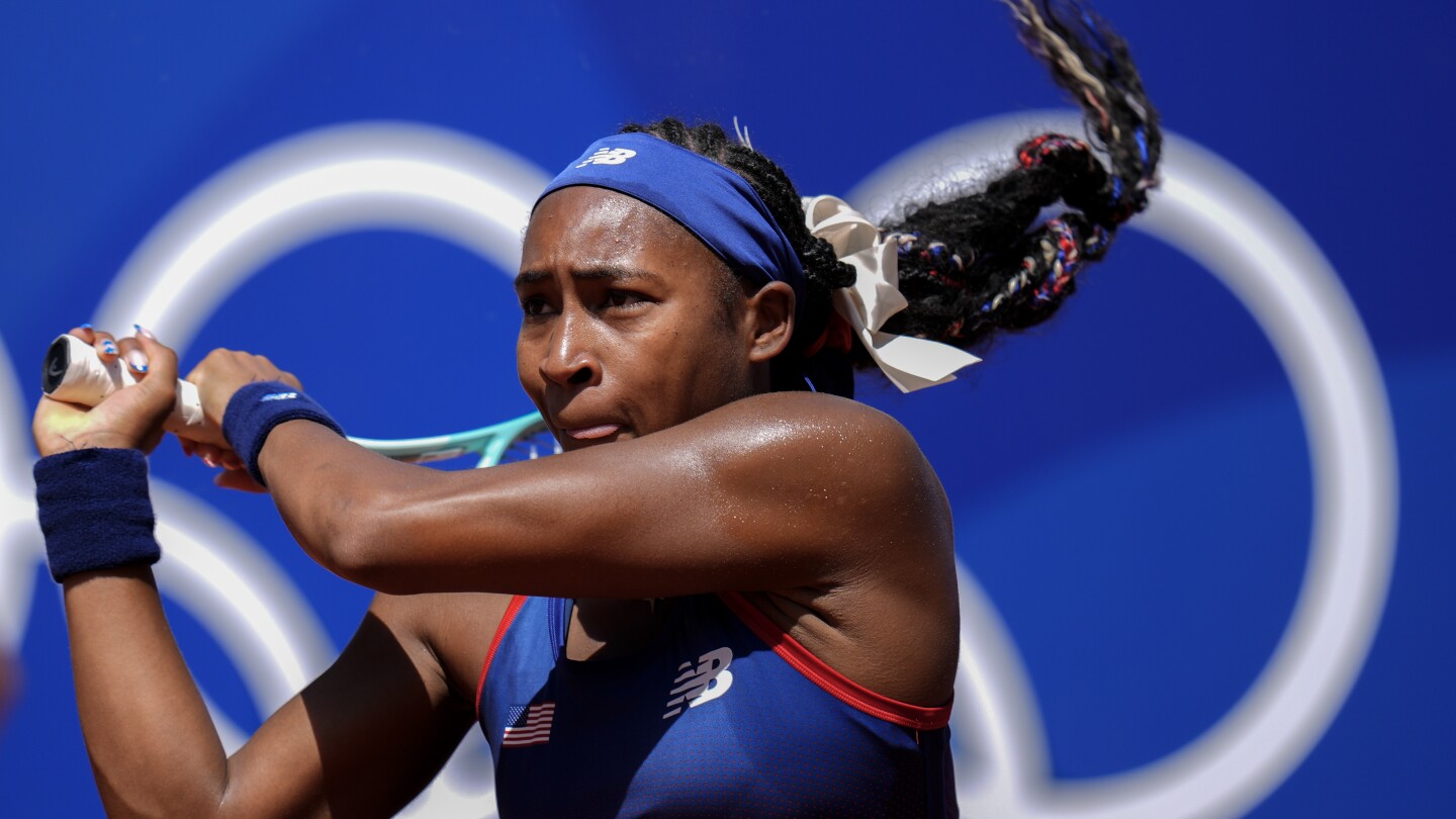 Coco Gauff’s record at the Paris Olympics is perfect even if her play hasn’t always been