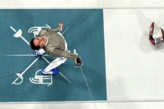 One Extraordinary Olympic Photo: Christophe Ena captures the joy of fencing gold at the Paris Games