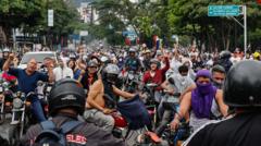 Protesters clash with police in Caracas after election result