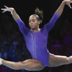 American gymnast Shilese Jones pointing toward 2028 Olympics following knee injury at US trials