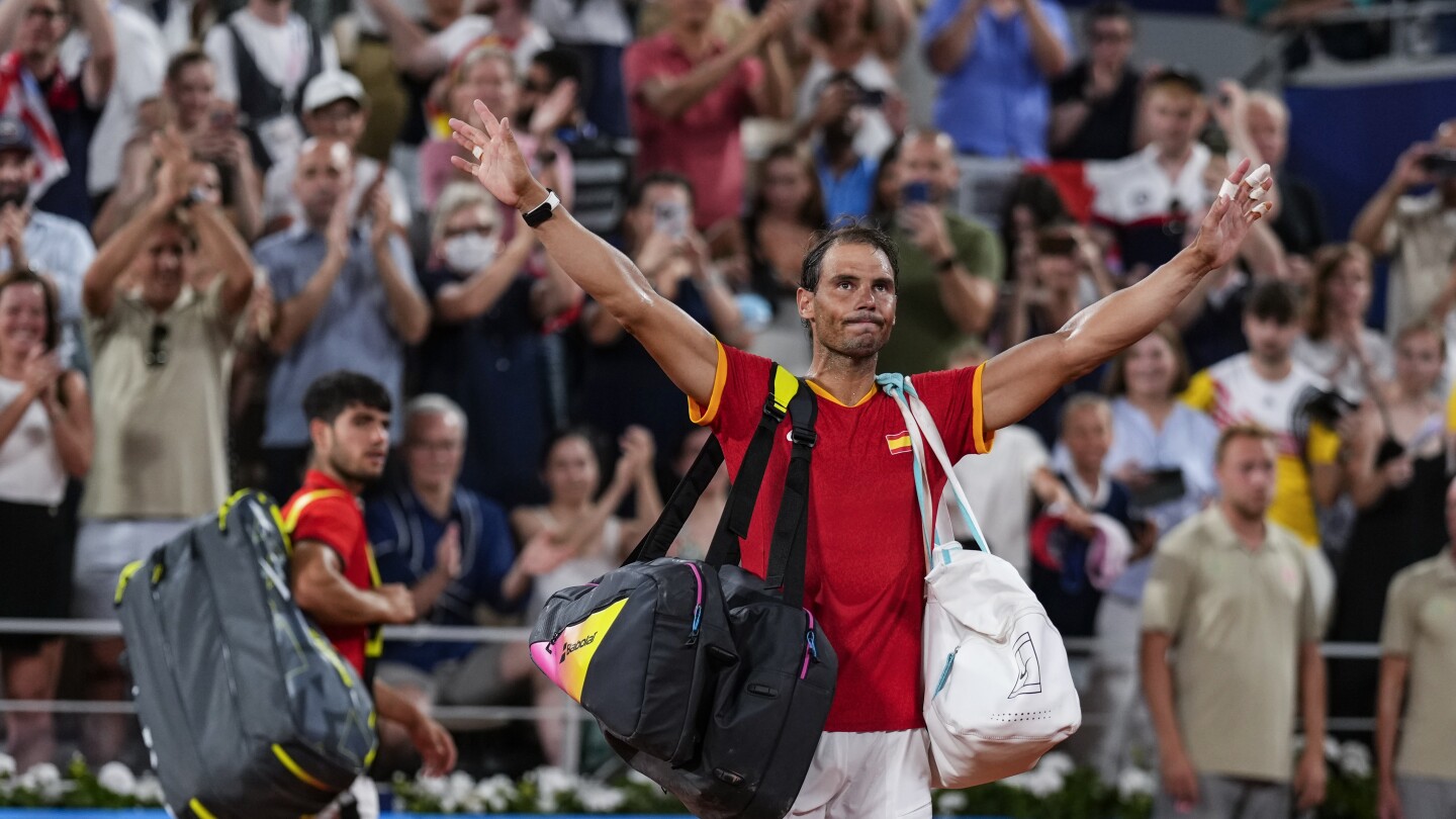 Rafael Nadal’s Olympics end in doubles loss with Carlos Alcaraz to Americans Krajicek and Ram