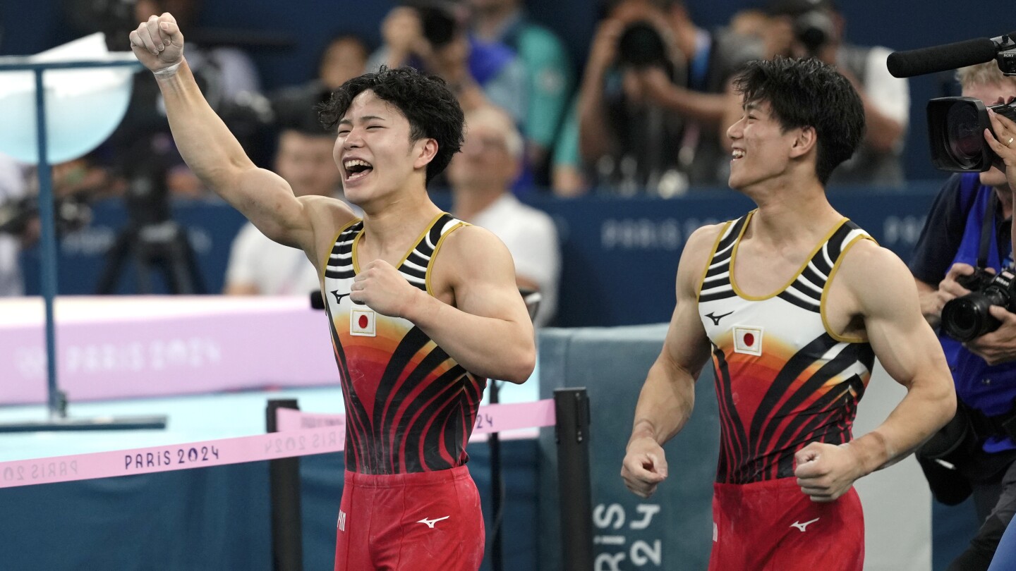 Japan’s Shinnosuke Oka wins men’s Olympic all-around title. Defending champ Daiki Hashimoto falters