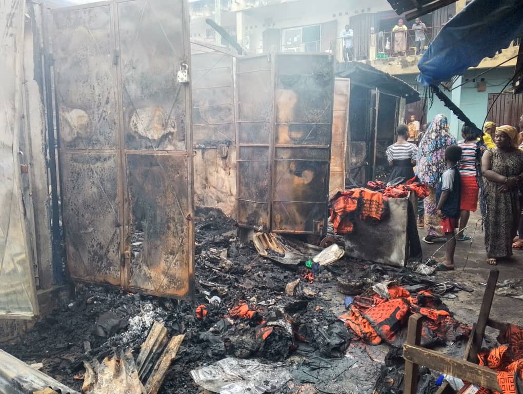 Kumasi: Fire destroys over 40 shops at Kwadaso market