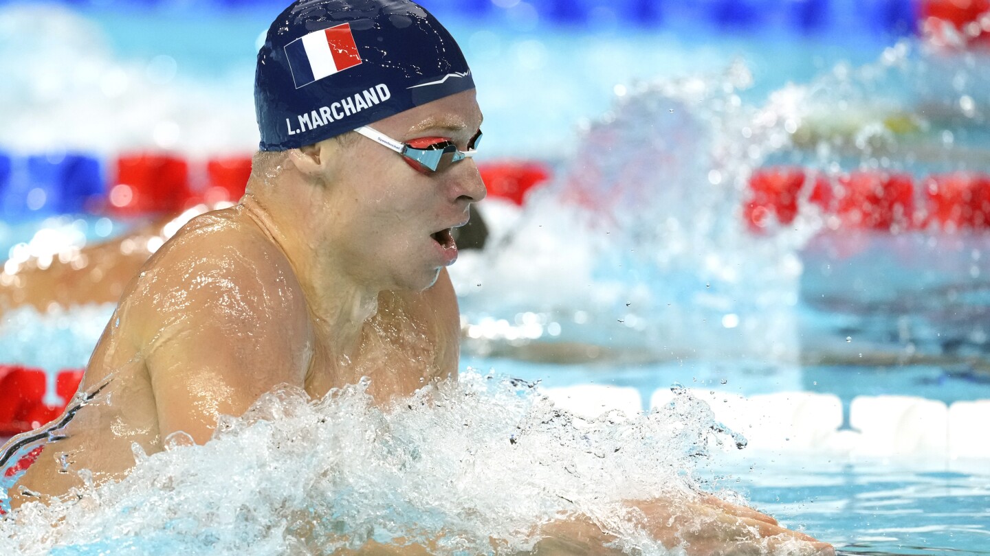 No rest for Léon Marchand: Hours after winning 2 golds, French swimming star was back in the pool