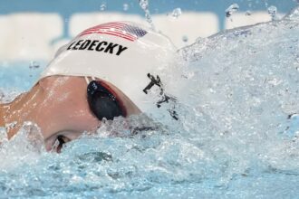 American Katie Ledecky preparing to write more history in the pool at the Paris Olympics