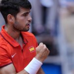 Carlos Alcaraz reaches the Olympics men’s tennis singles final by beating Felix Auger-Aliassime