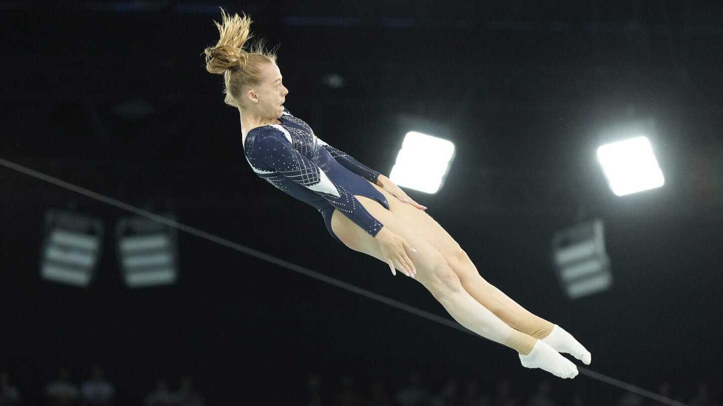 Belarus’ Viyaleta Bardzilouskaya wins the first medal by a neutral athlete at the Paris Olympics