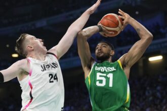 Brazil beats Japan 102-84 behind Bruno Caboclo’s 33 points to keep Olympic quarterfinals hopes alive