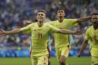 Fermin Lopez scores twice as Spain beats Japan 3-0 to reach semifinals at Olympics