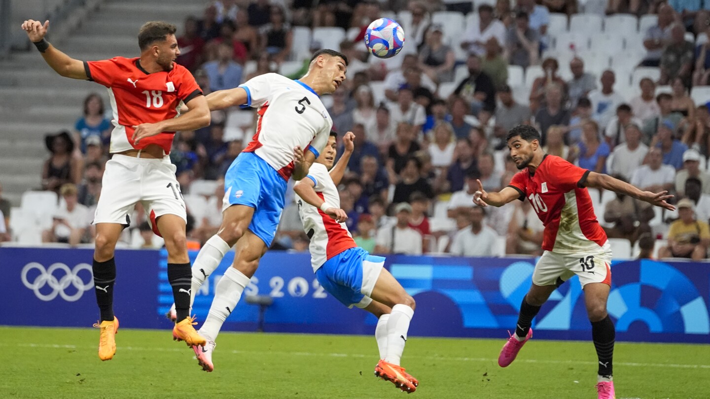 Egypt beats Paraguay on penalties to reach semifinals of men’s soccer tournament at Olympics