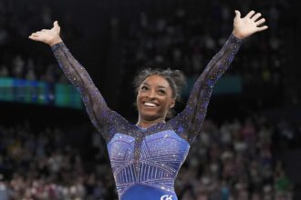 Simone Biles and Leon Marchand headline memorable moments at the halfway point of the Paris Olympics