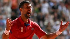 Olympic tennis: Novak Djokovic beats Carlos Alcaraz to win gold and seal ‘Golden Slam’