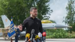 Ukraine receives first F-16 fighter jets – Zelensky