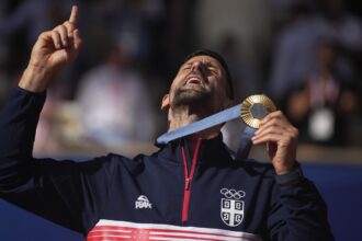 Novak Djokovic finally adds an Olympic gold to his resume by beating Carlos Alcaraz in a taut final