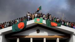 Sheikh Hasina: Euphoria in Bangladesh after PM flees country