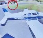 Man nearly hit when small plane crashes on golf course