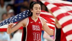 Olympic basketball: USA top Paris medal table after dramatic women’s win against France