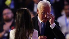 Watch: Tears and laughter in Biden’s Democratic convention speech