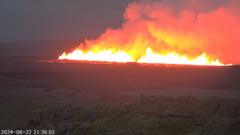 Iceland volcano erupts for sixth time in eight months