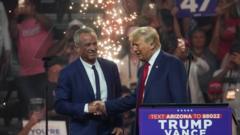 Robert F Kennedy Jr suspends campaign and backs Trump