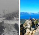 Lake Tahoe sees first August snow in 20 years