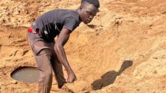 Zimbabwe drought: Digging riverbeds in desperate search for water