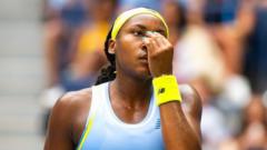 US Open 2024 results: Coco Gauff’s title defence ended by Emma Navarro in fourth round