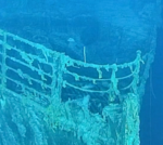 Video shows Titanic missing large section of railing