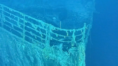 Video shows Titanic missing large section of railing