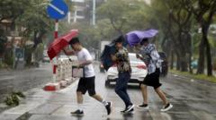 Typhoon Yagi kills four after making landfall in Vietnam