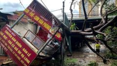 Landslide kills family as typhoon Yagi rips through Vietnam